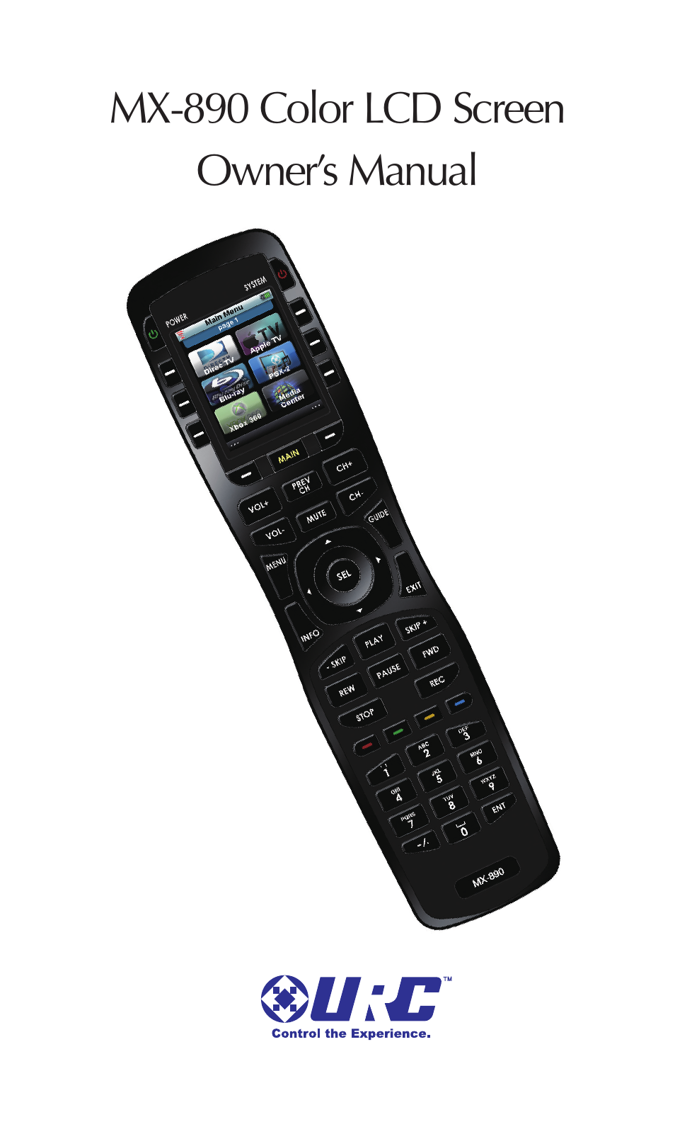 Universal Remote Control (URS) MX-890 User Manual | 21 pages