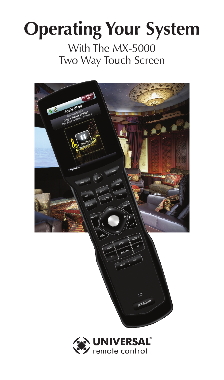 Universal Remote Control (URS) MX-5000 User Manual | 24 pages