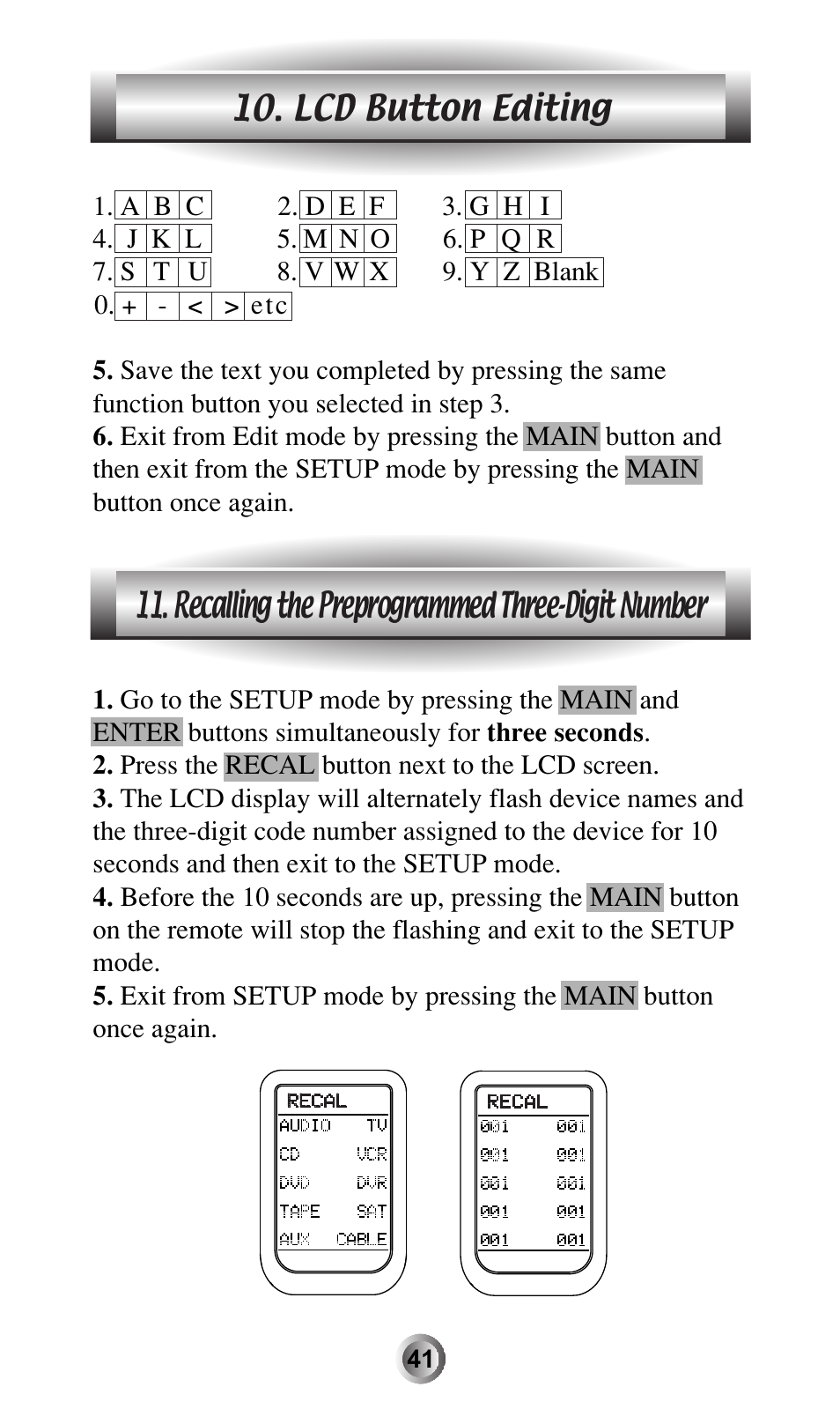 Universal Remote Control (URS) MX-600 User Manual | Page 42 / 80