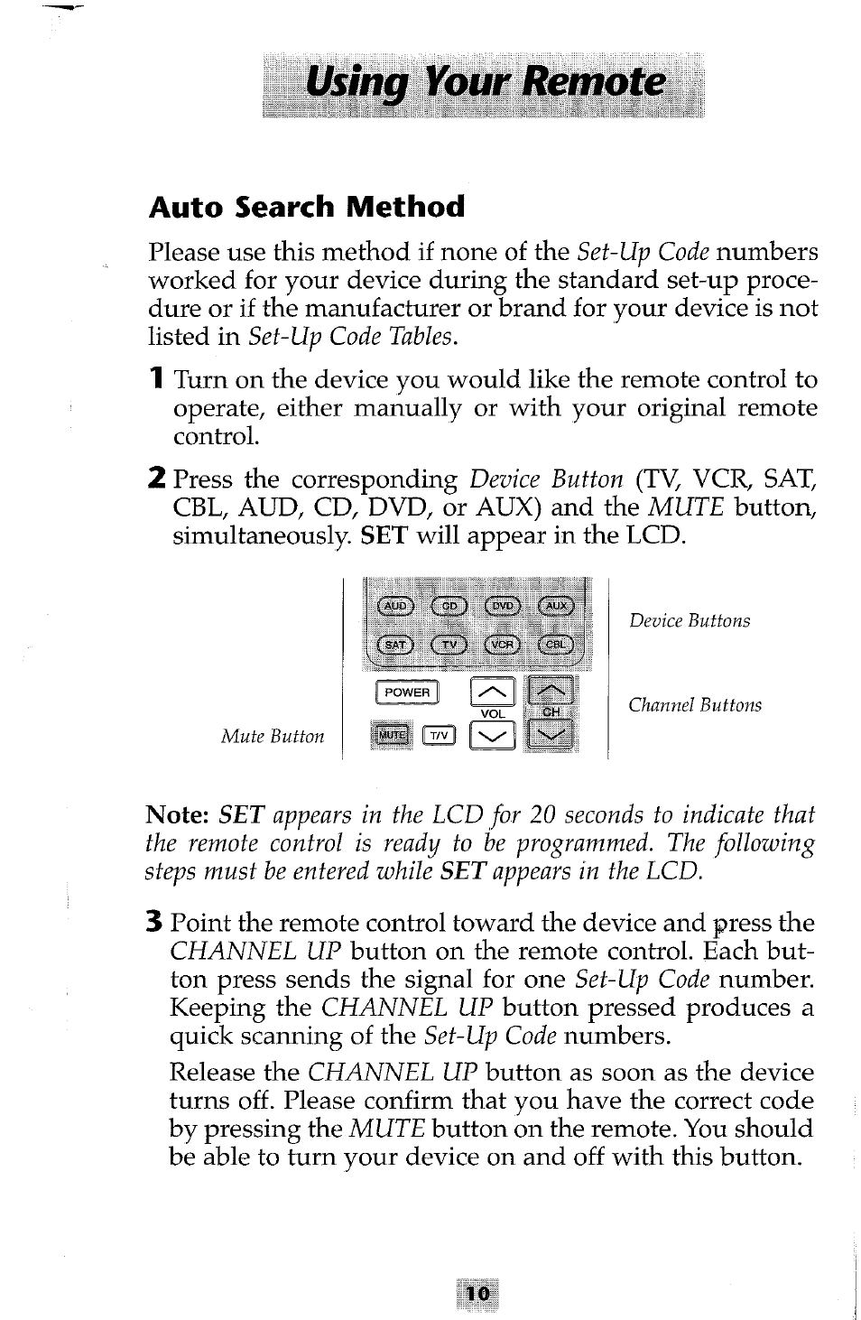 Universal Remote Control (URS) SL-8000 User Manual | Page 53 / 54