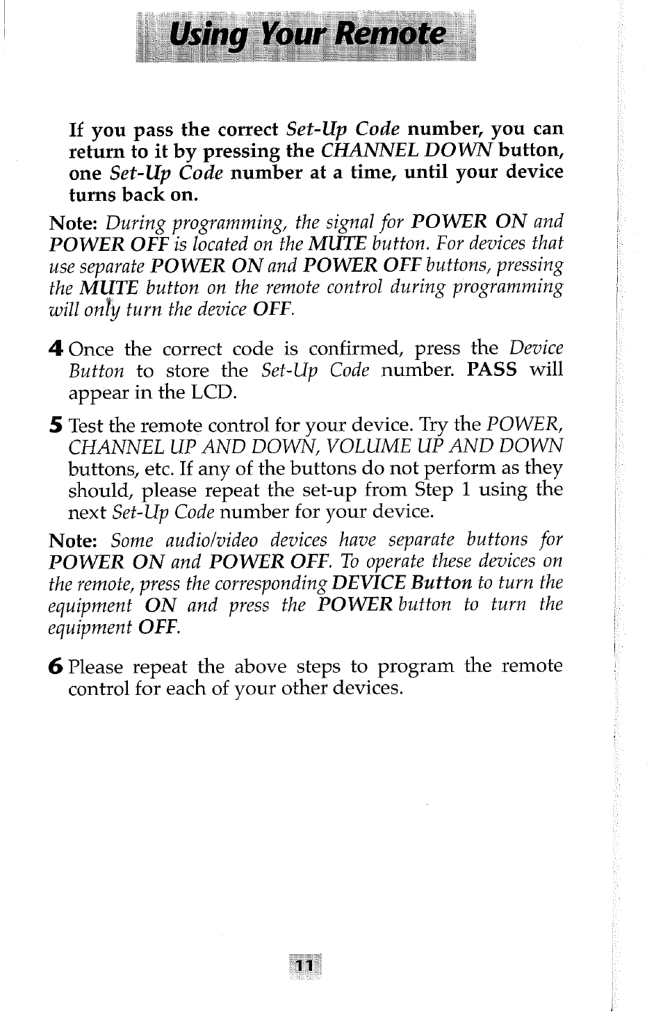 Universal Remote Control (URS) SL-8000 User Manual | Page 54 / 54