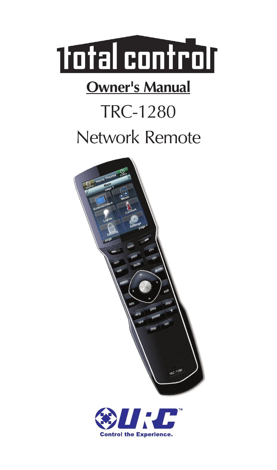 Universal Remote Control (URS) TRC-1280 User Manual | 20 pages