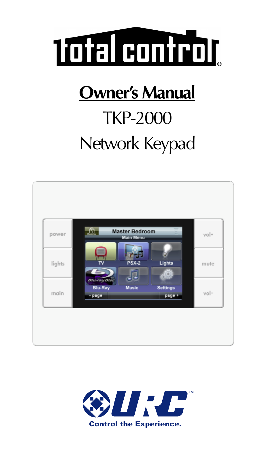 Universal Remote Control (URS) TKP-2000 User Manual | 19 pages