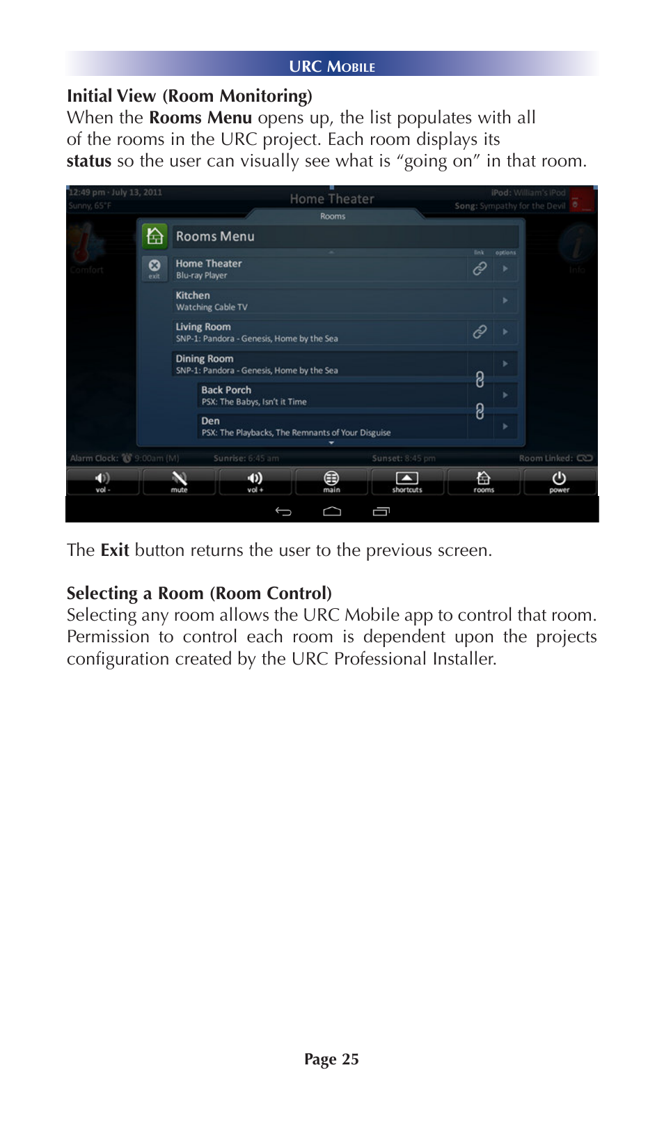 Universal Remote Control (URS) Mobile for Android User Manual | Page 30 / 41