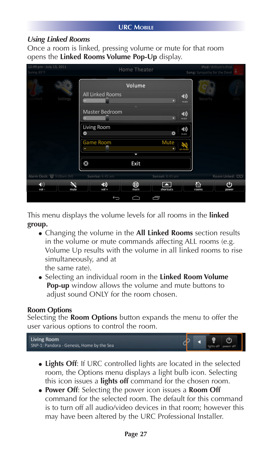 Universal Remote Control (URS) Mobile for Android User Manual | Page 32 / 41