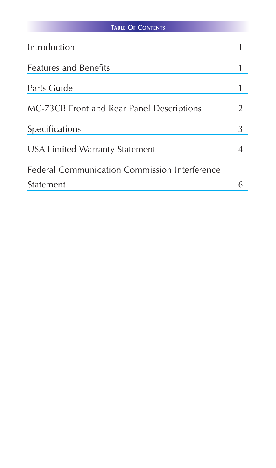 Universal Remote Control (URS) MC-73CB User Manual | Page 3 / 12