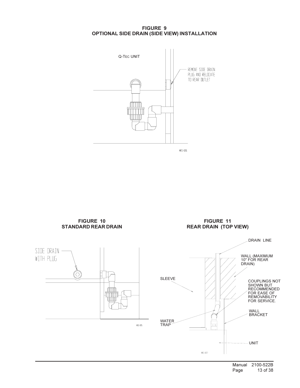 Bard Q-Tec Series Packaged Air Conditioner Q30A1 User Manual | Page 13 / 38