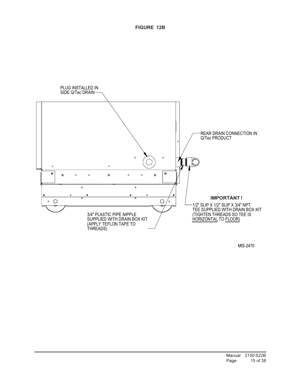 Bard Q-Tec Series Packaged Air Conditioner Q30A1 User Manual | Page 15 / 38