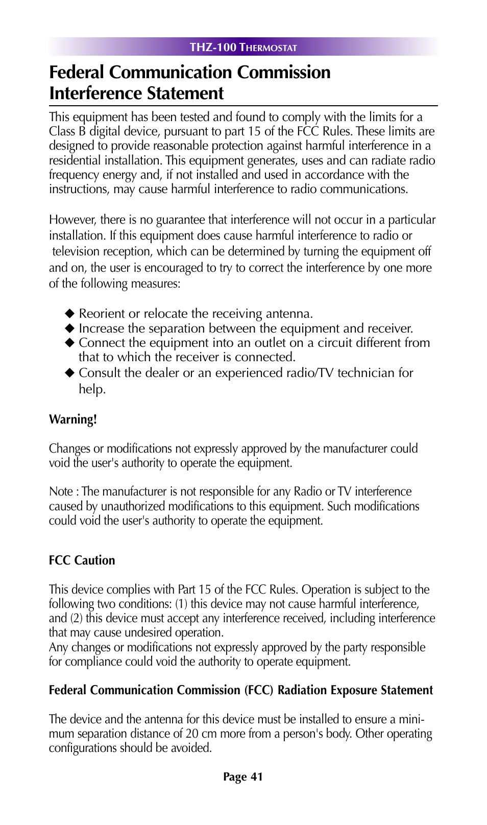 Universal Remote Control (URS) THZ-100 User Manual | Page 45 / 52