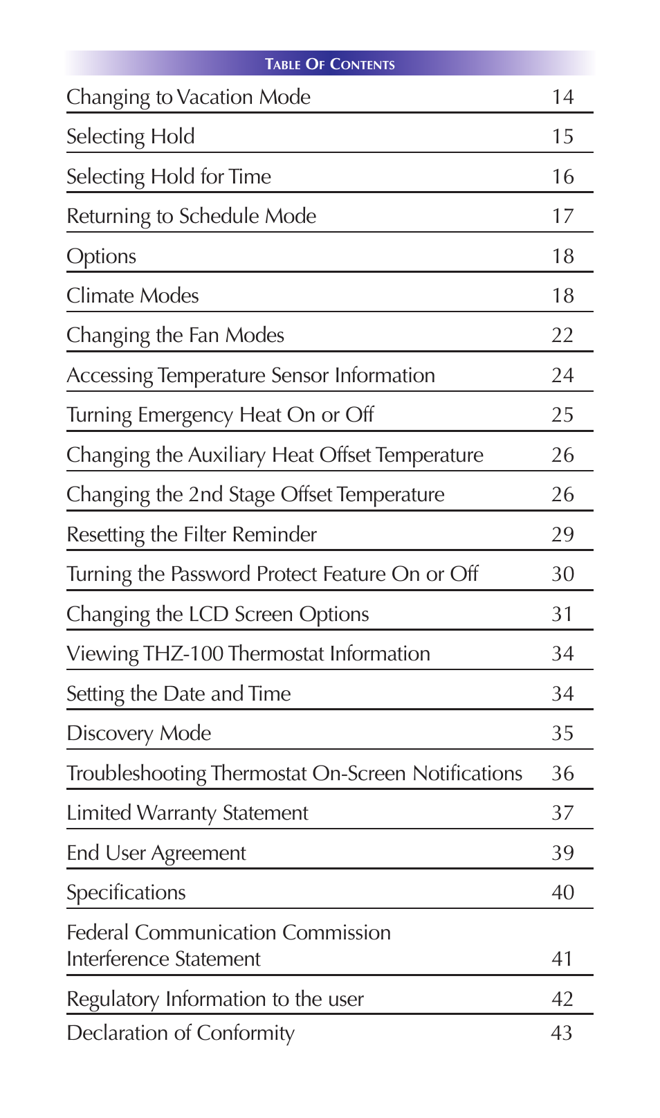 Universal Remote Control (URS) THZ-100 Rev 03 User Manual | Page 4 / 52