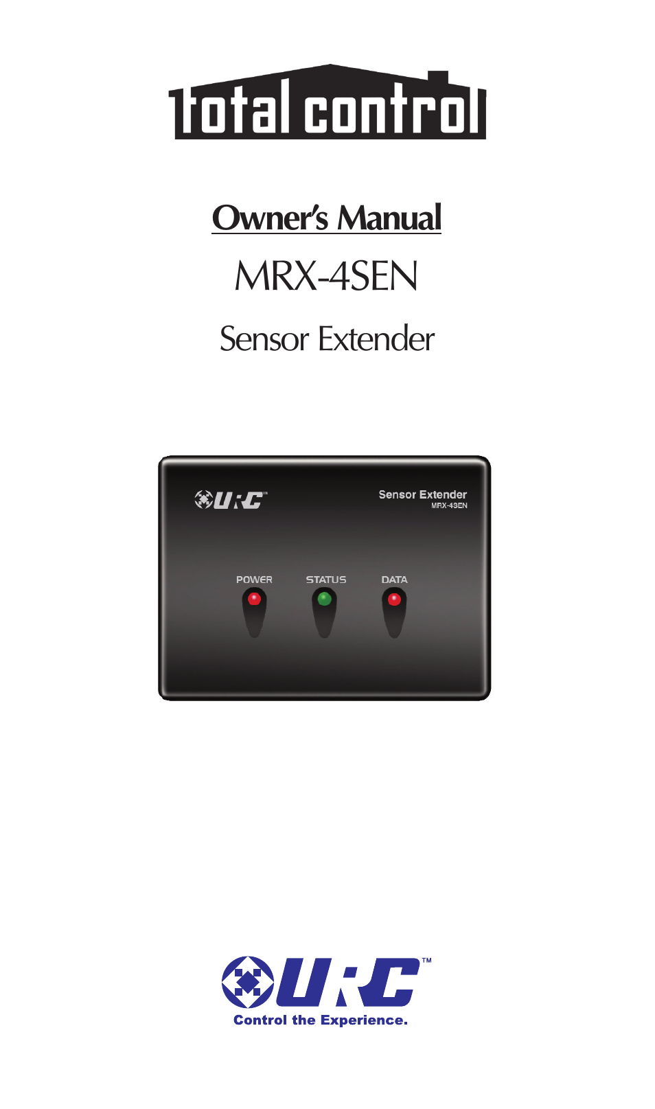 Universal Remote Control (URS) MRX-4SEN User Manual | 20 pages