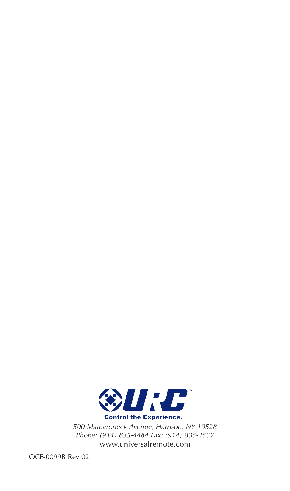 Universal Remote Control (URS) SNP-2 User Manual | Page 36 / 36