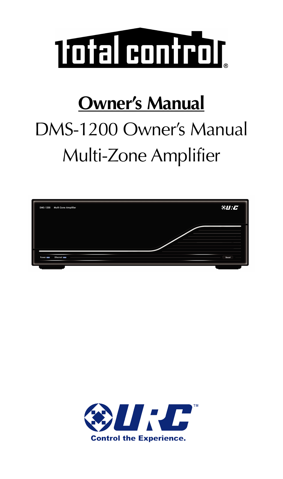 Universal Remote Control (URS) DMS-1200 7.9.14 User Manual | 18 pages