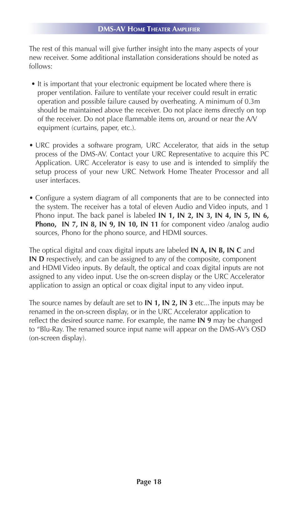 Universal Remote Control (URS) DMS-AV TSP20007.10.14 User Manual | Page 17 / 50