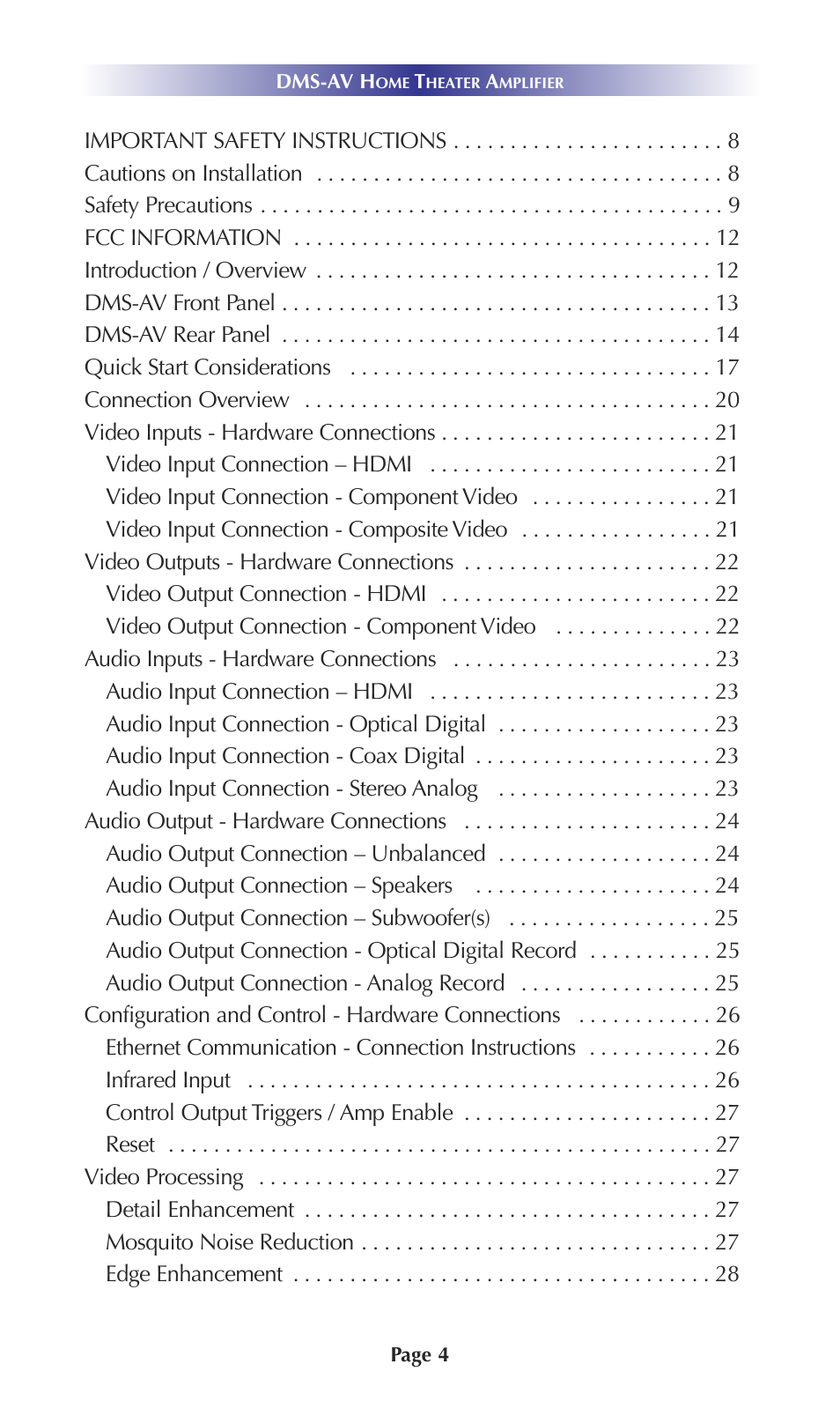 Universal Remote Control (URS) DMS-AV TSP20007.10.14 User Manual | Page 3 / 50