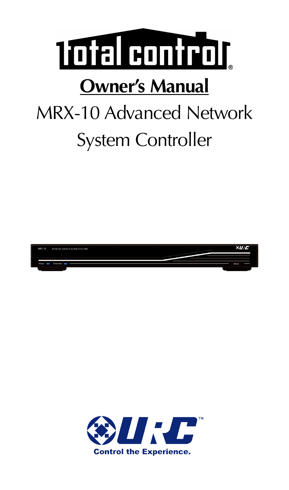 Universal Remote Control (URS) MRX-10 7.11.14 User Manual | 15 pages