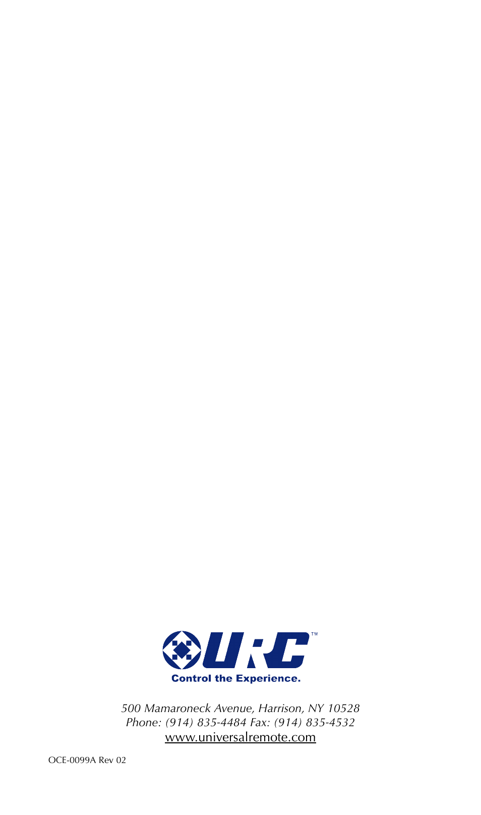 Universal Remote Control (URS) MRX-10 7.11.14 User Manual | Page 15 / 15