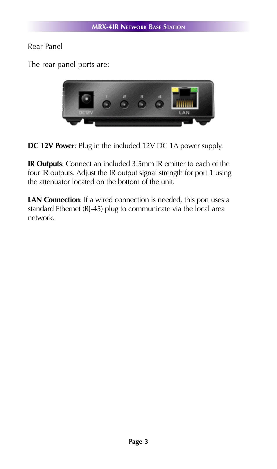 Universal Remote Control (URS) MRX-4IR 7.11.14 User Manual | Page 6 / 19