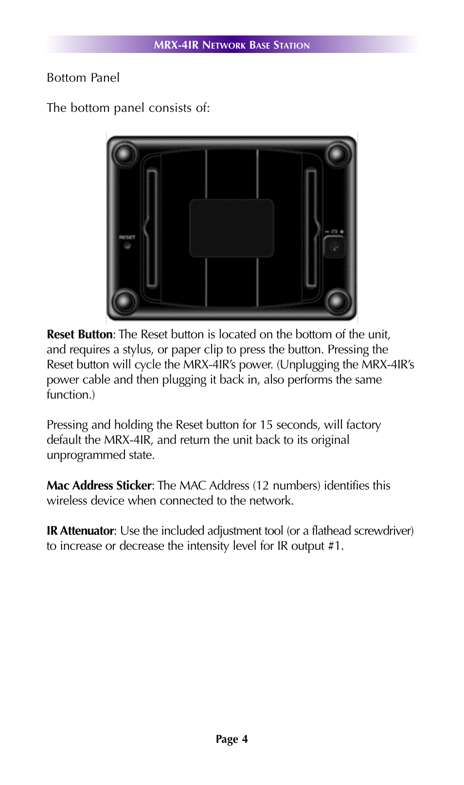 Universal Remote Control (URS) MRX-4IR 7.11.14 User Manual | Page 7 / 19