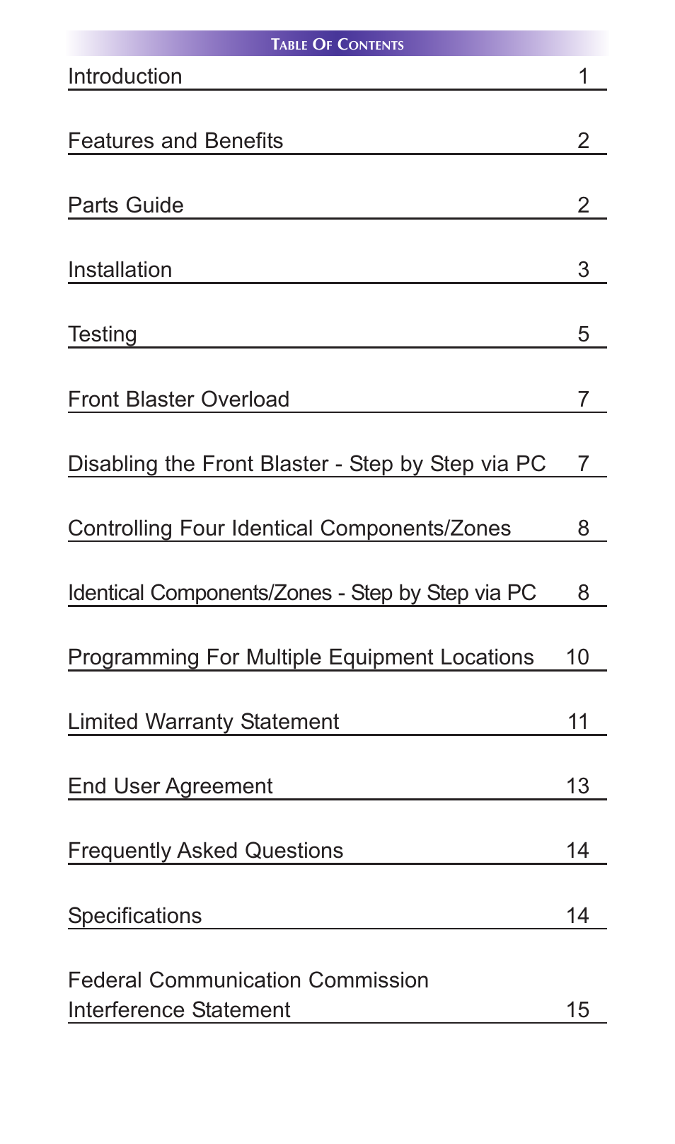 Universal Remote Control (URS) MRZ-260 User Manual | Page 3 / 20