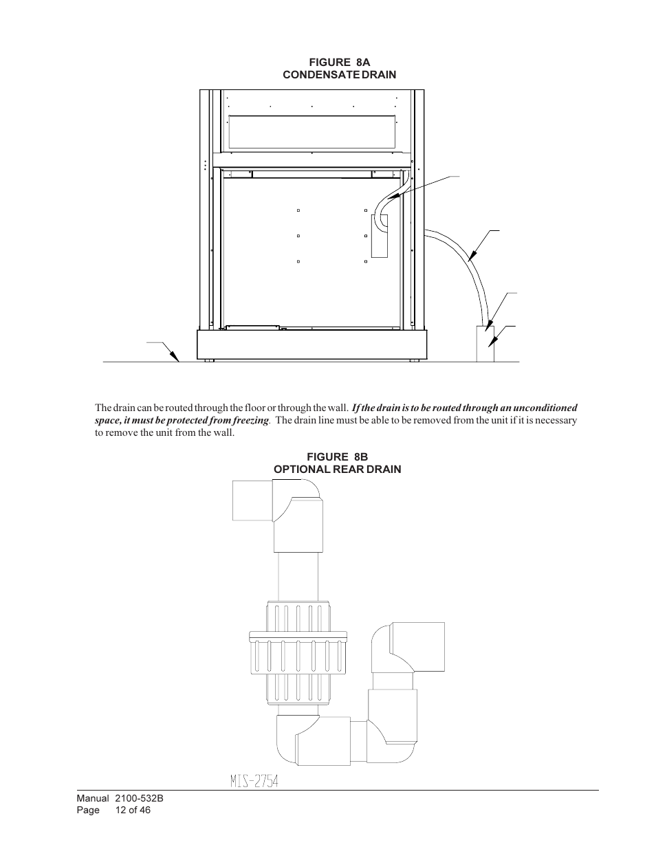 Bard STAGED CAPACITY PACKAGED HEAT PUMP QW5S1 User Manual | Page 12 / 46