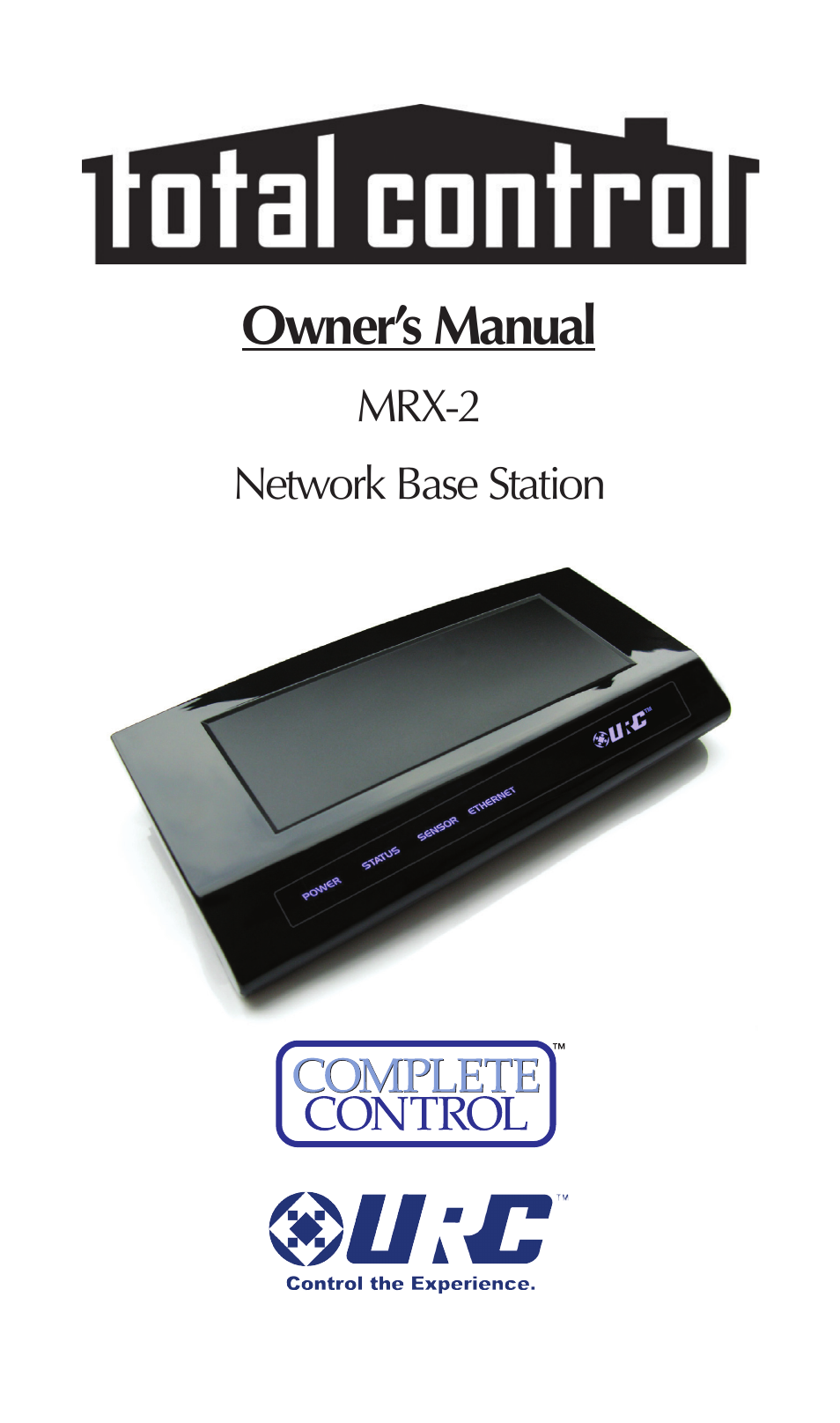 Universal Remote Control (URS) MRX-2 User Manual | 20 pages