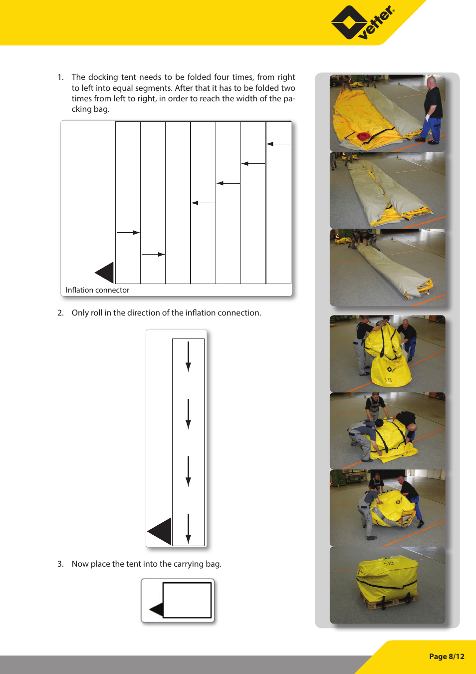 Vetter Docking tent User Manual | Page 9 / 13
