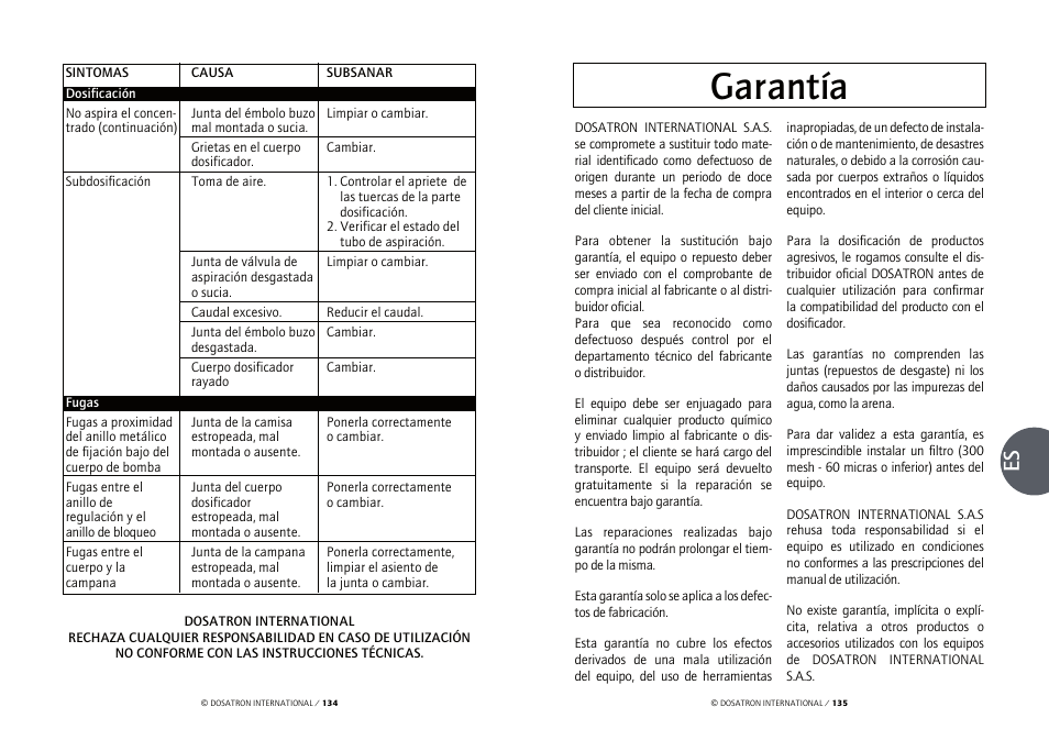 Garantía | Vetter Accessories Tents User Manual | Page 69 / 101