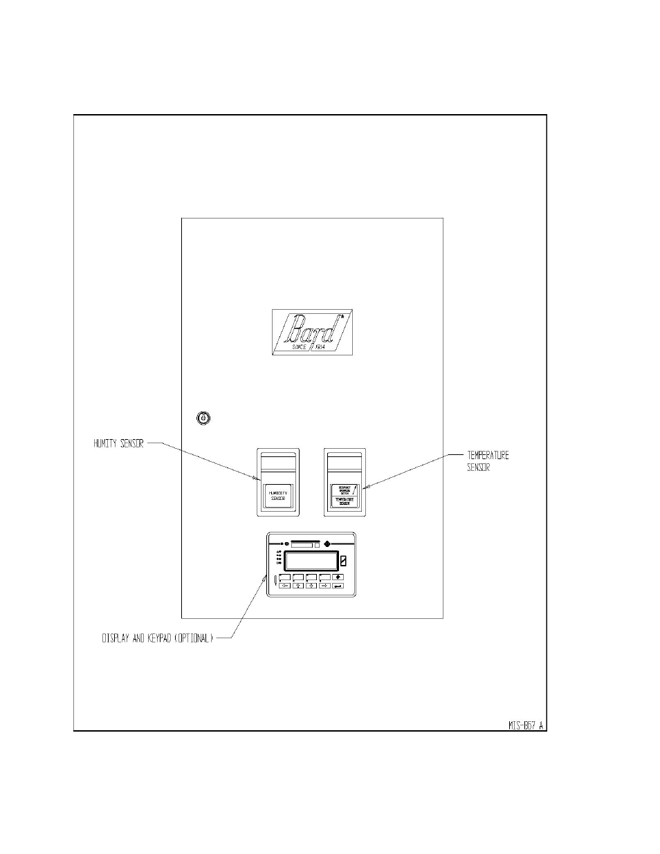 Figure 1 front cover | Bard TCS22-***-003 User Manual | Page 14 / 95