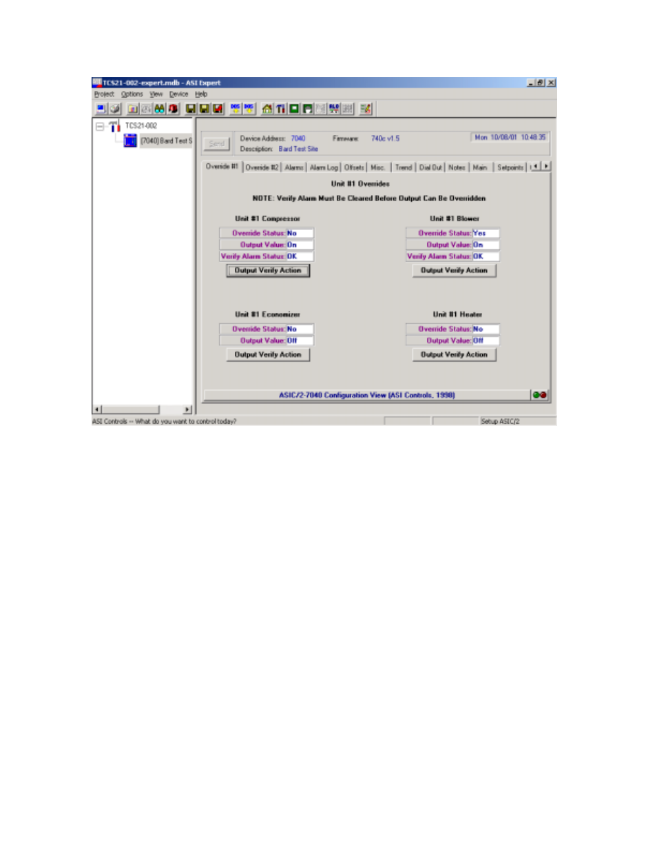 Bard TCS22-***-003 User Manual | Page 73 / 95