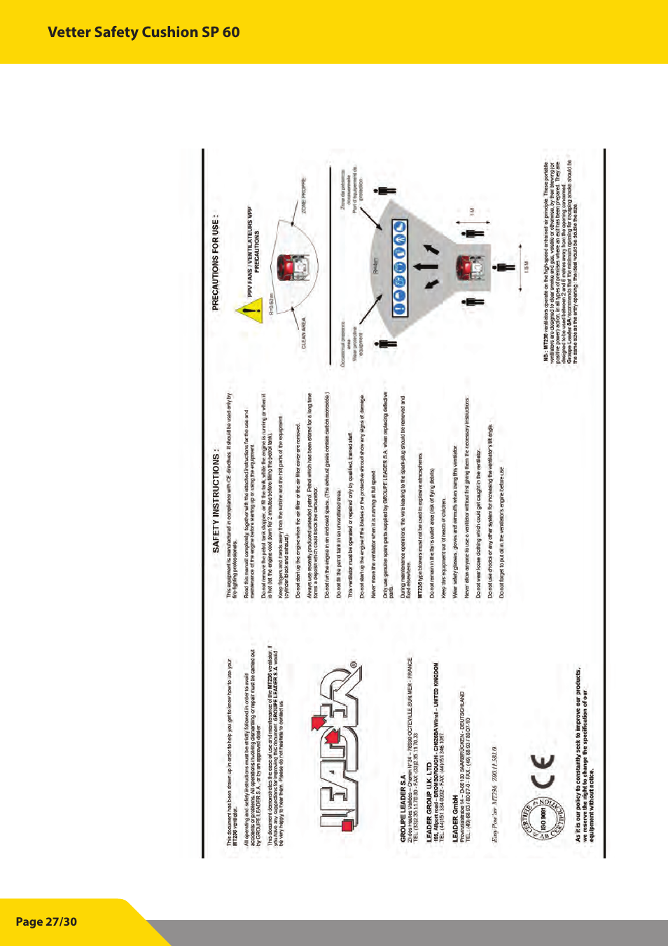Vetter SP 60 User Manual | Page 28 / 31