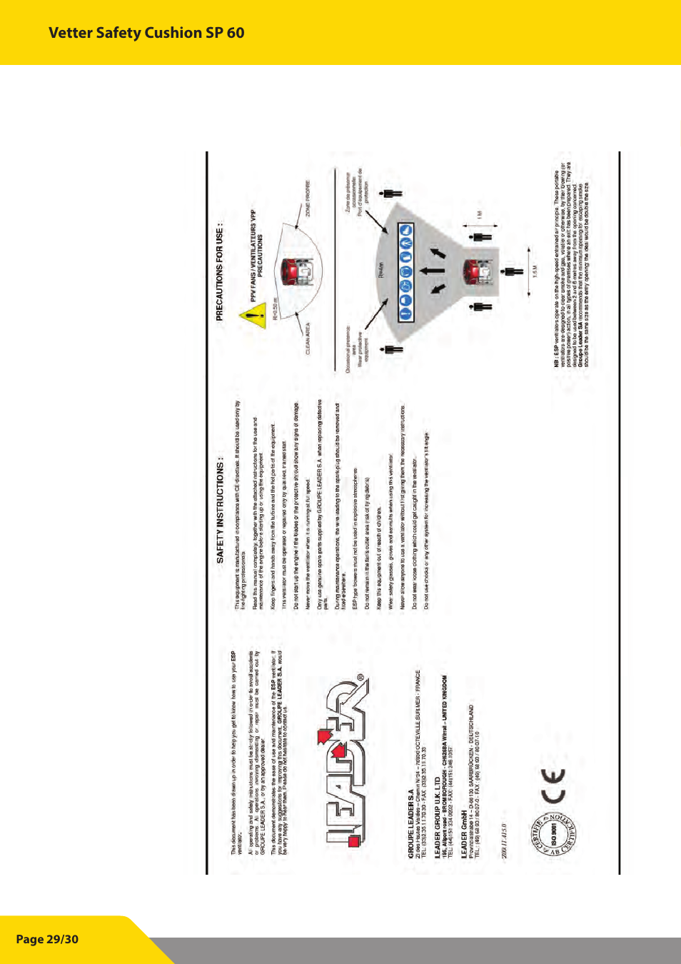 Vetter SP 60 User Manual | Page 30 / 31