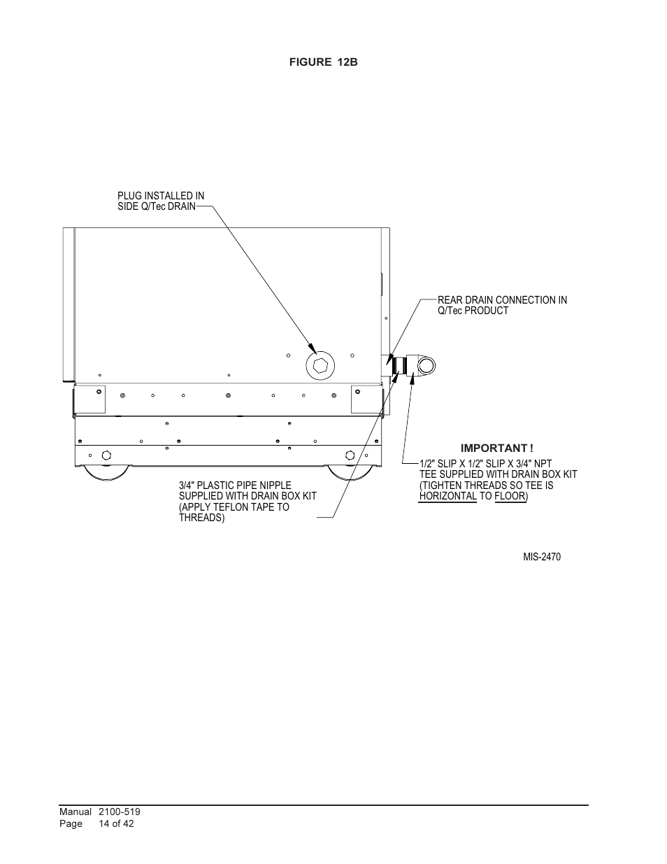 Bard QTEC SERIES PACKAGED HEAT PUMP Q30H1 User Manual | Page 14 / 42