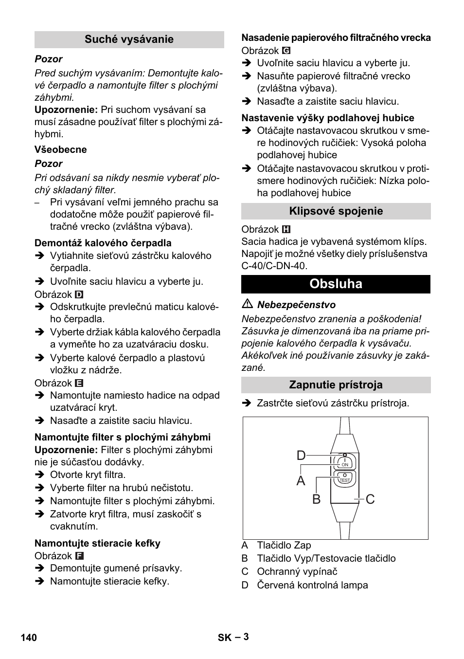 Obsluha, Ad b c | Vetter Mini Permanent Aspirator MPA 2.0 MWF(EU) User Manual | Page 140 / 200