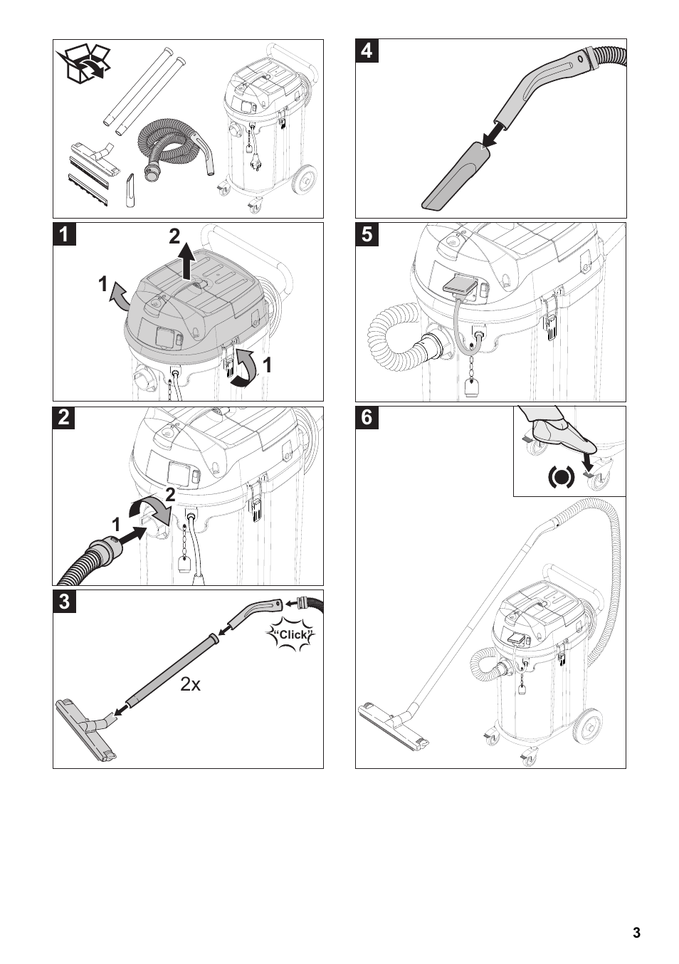 Vetter Mini Permanent Aspirator MPA 2.0 MWF(EU) User Manual | Page 3 / 200
