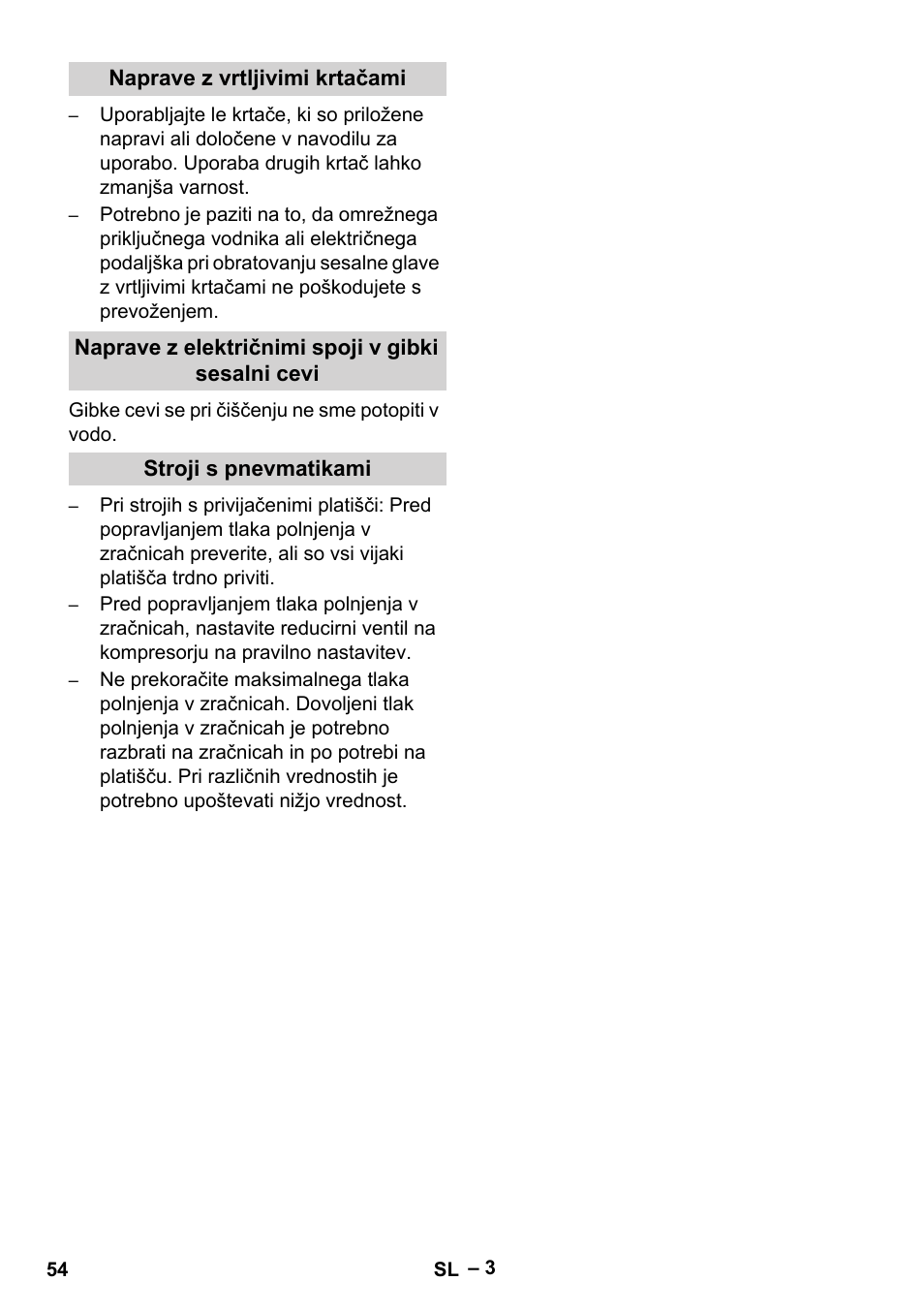 Vetter Mini Permanent Aspirator MPA 2.0 MWF(EU) Safety User Manual | Page 54 / 96