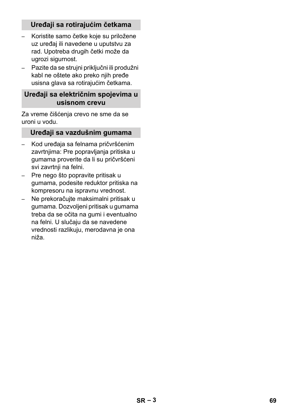 Vetter Mini Permanent Aspirator MPA 2.0 MWF(EU) Safety User Manual | Page 69 / 96