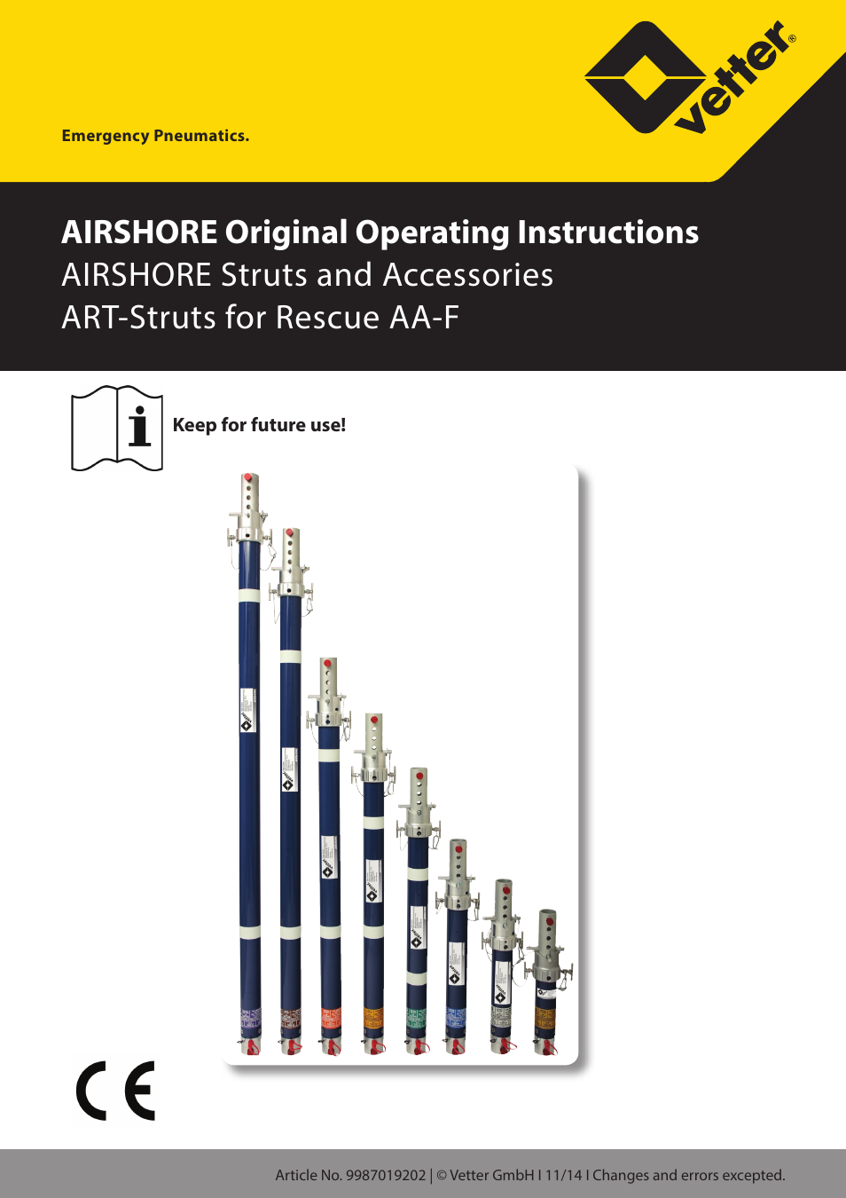 Vetter Struts and Accessories User Manual | 24 pages