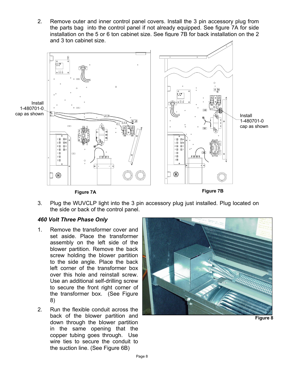 Bard WUVCLP-A User Manual | Page 8 / 12