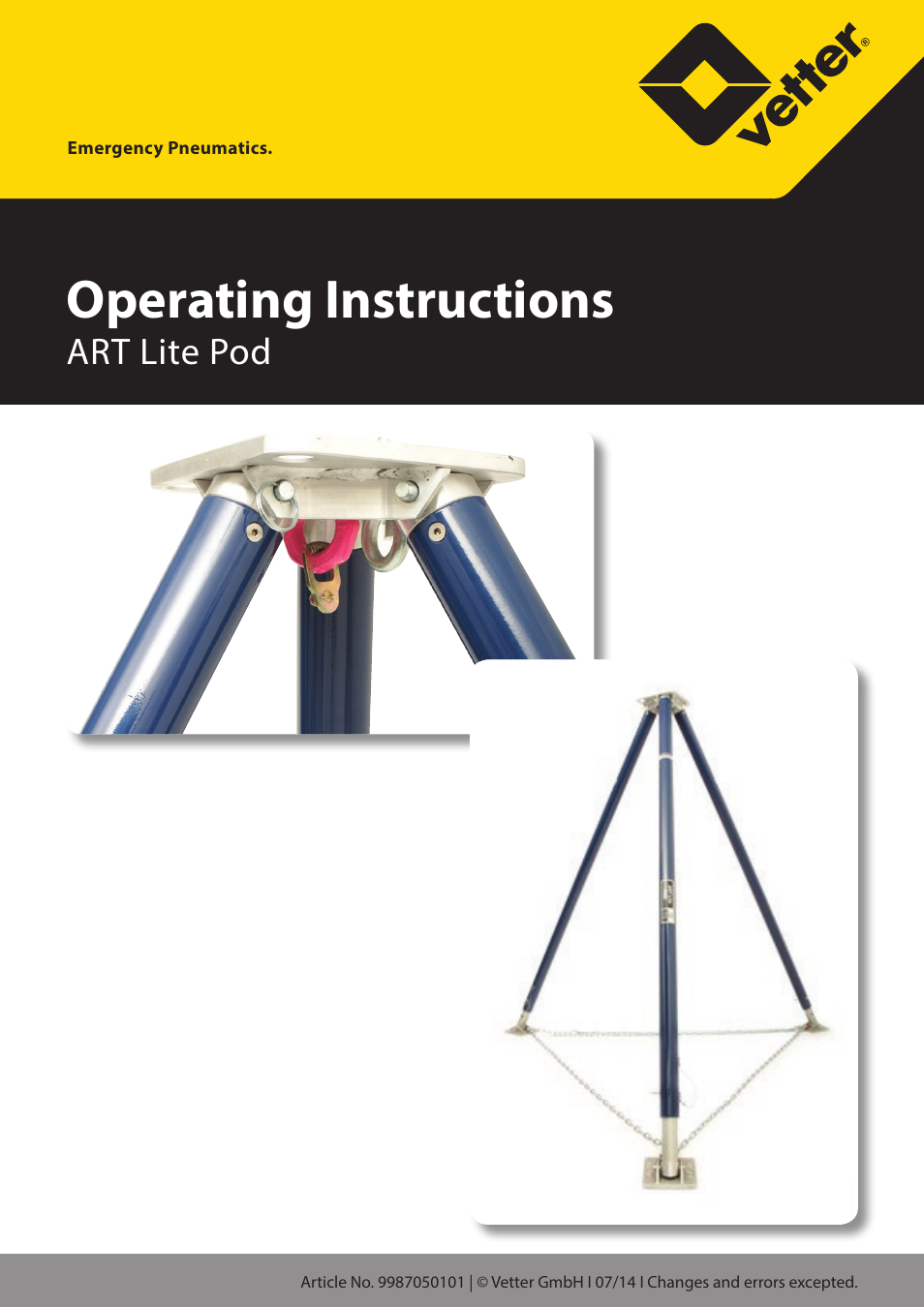 Vetter Litepod ART-LP User Manual | 29 pages