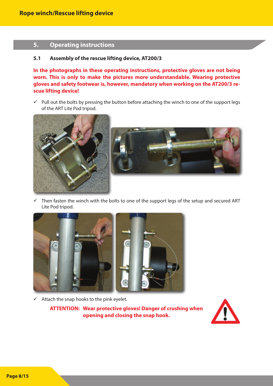 Vetter Litepod ART-LP User Manual | Page 22 / 29