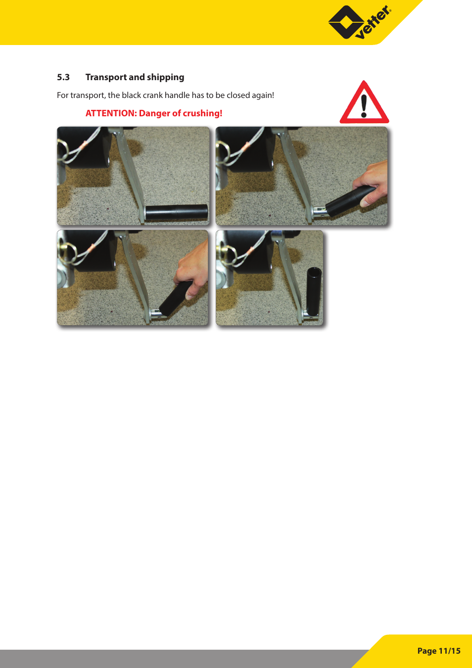 Vetter Litepod ART-LP User Manual | Page 25 / 29