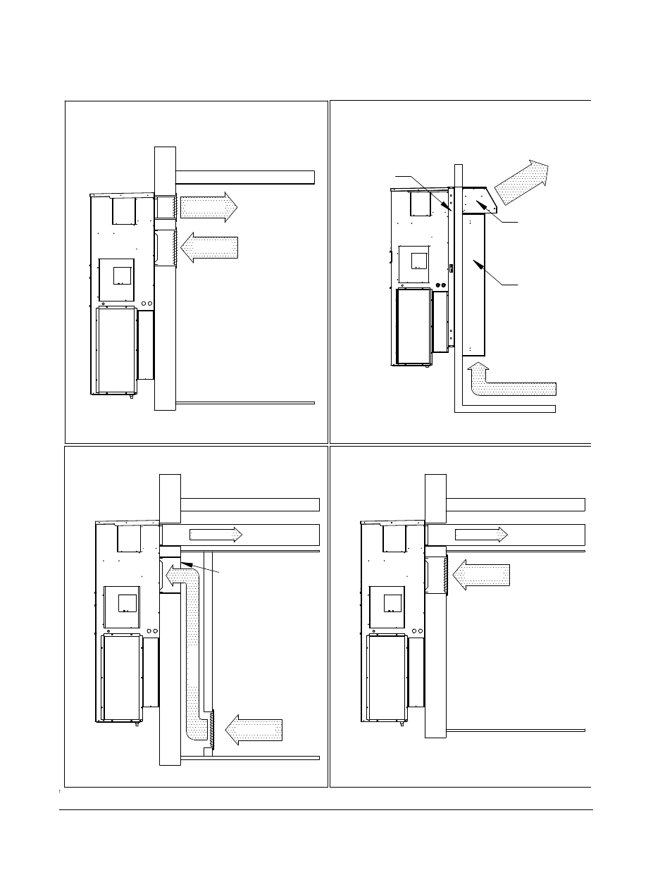 False wall installation | Bard CH4S1 User Manual | Page 14 / 28