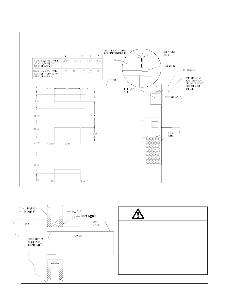 Warning | Bard WALL MOUNTED PACKAGE HEAT PUMPS WH602 User Manual | Page 10 / 23