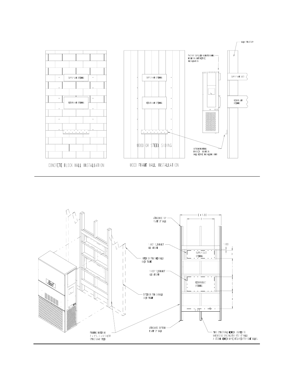 Bard WALL MOUNTED PACKAGE HEAT PUMPS WH602 User Manual | Page 11 / 23