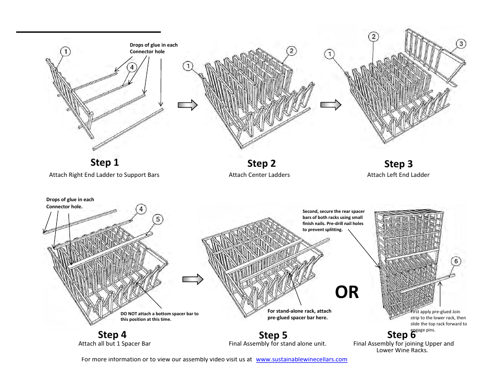 Rr assembly instructions 04-07-14-2, Sheet2 (2), Reveal display rack | Vintage Cellars RR-U-5H-8C EcoWineracks User Manual | Page 2 / 2