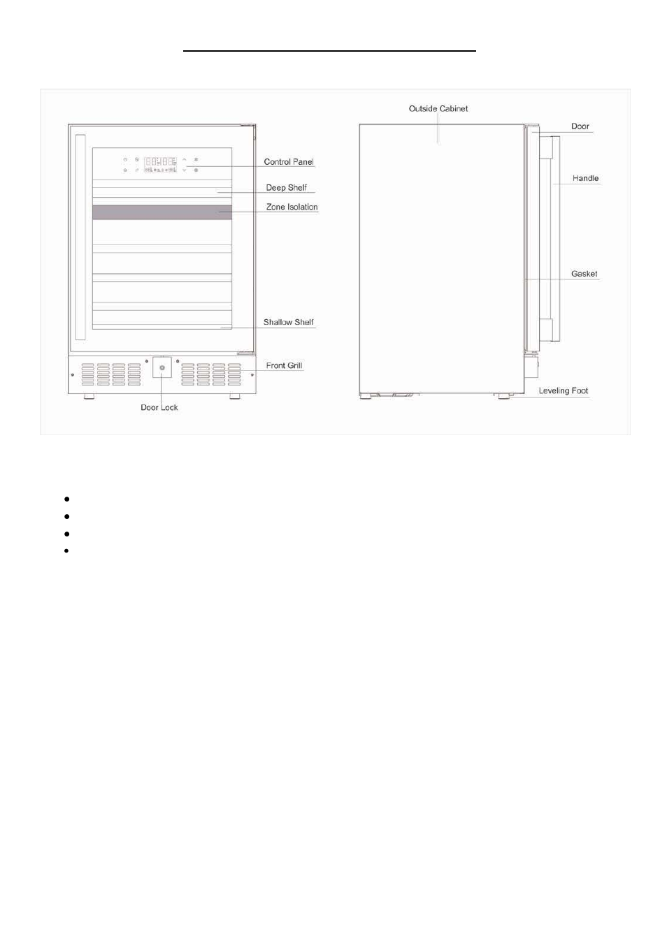 Vintage Cellars N'FINITY PRO HDX 46 Dual Zone Wine Cellar User Manual | Page 3 / 12