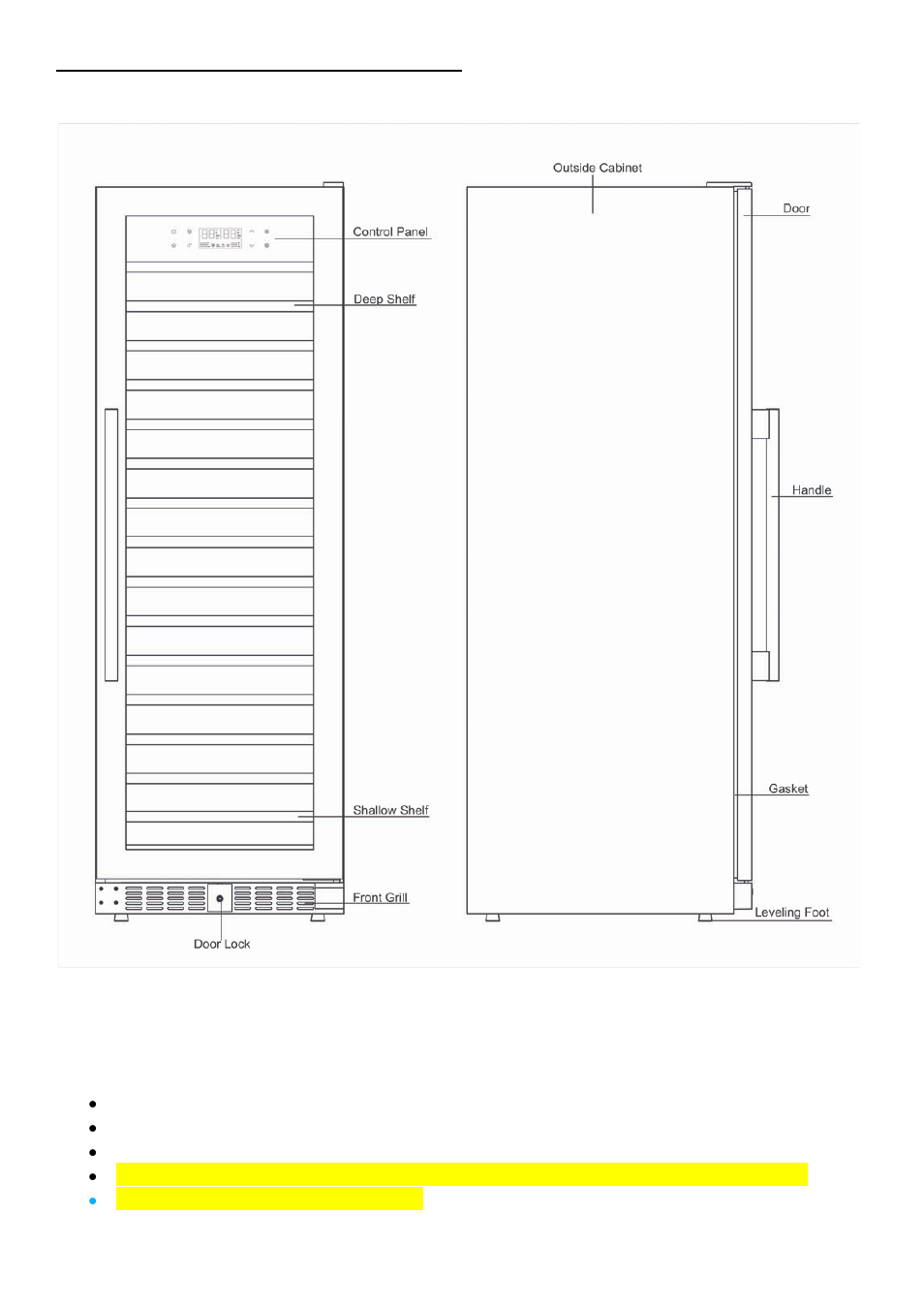 Vintage Cellars N'FINITY PRO HDX RED Wine Cellar User Manual | Page 3 / 12