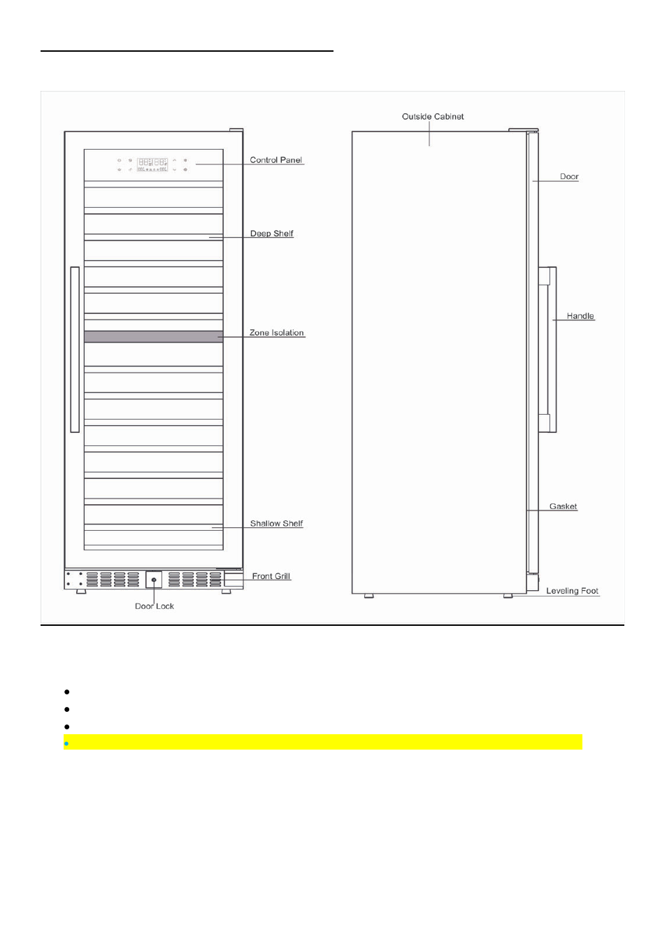 Vintage Cellars N'FINITY PRO HDX 187 Dual Zone Wine Cellar User Manual | Page 3 / 12