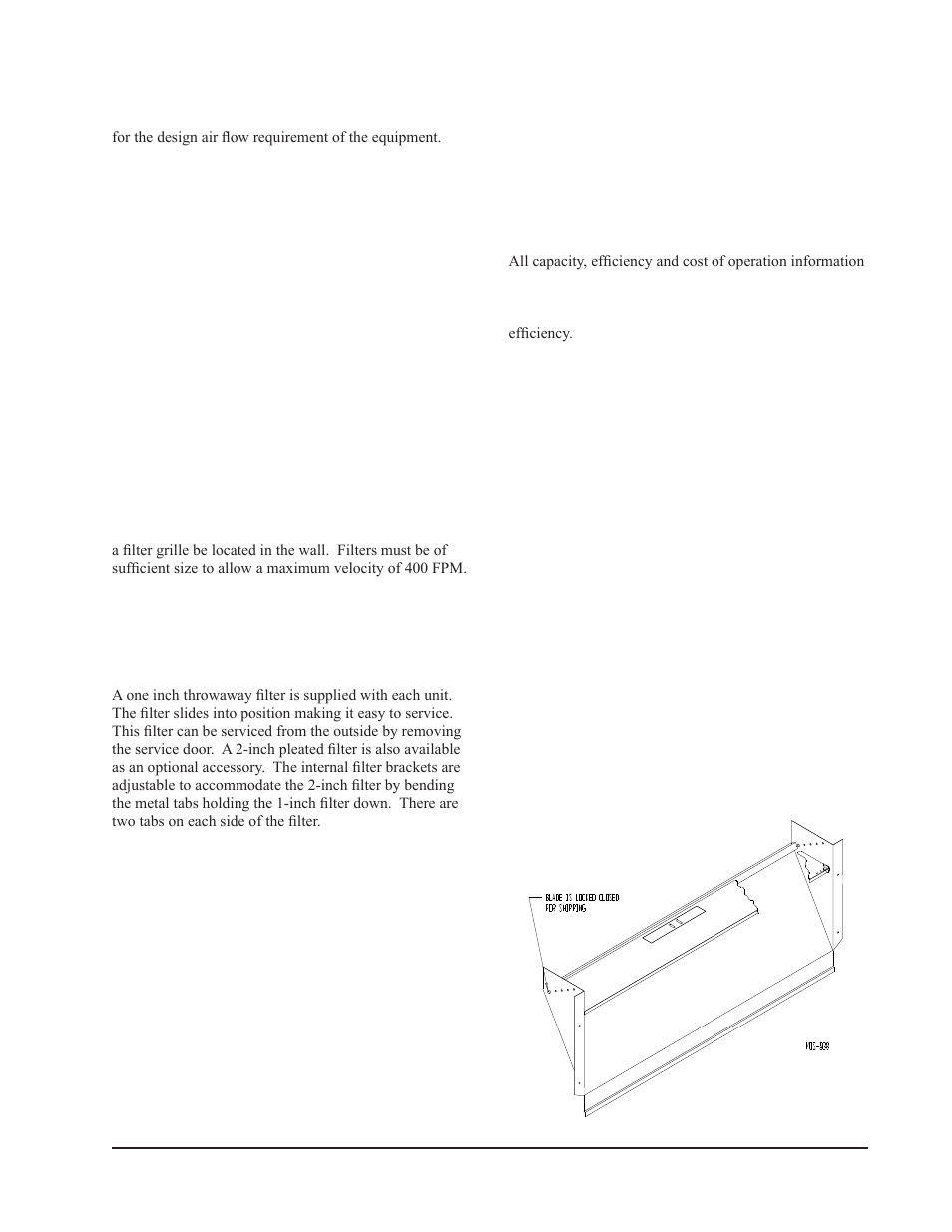 Bard Wall Mounted Package Air Conditioners W12A2-A User Manual | Page 7 / 17